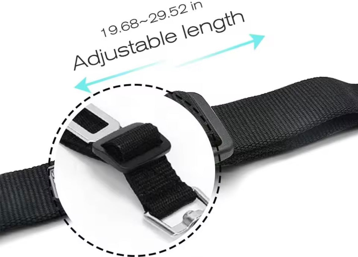 Adjustable Pet Car Seat Belt – Safety Harness Clip for Dogs & Cats