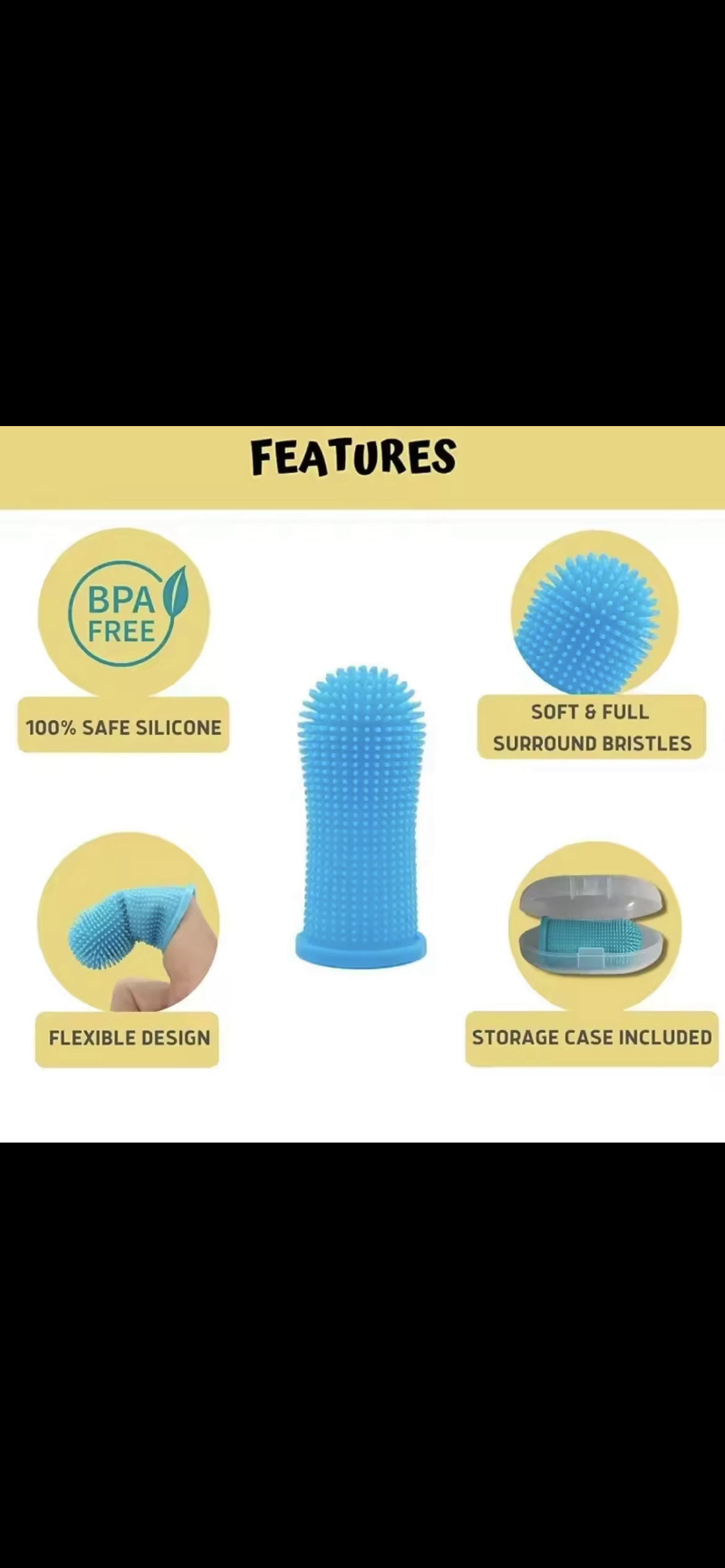 Gentle Silicone Finger Toothbrush