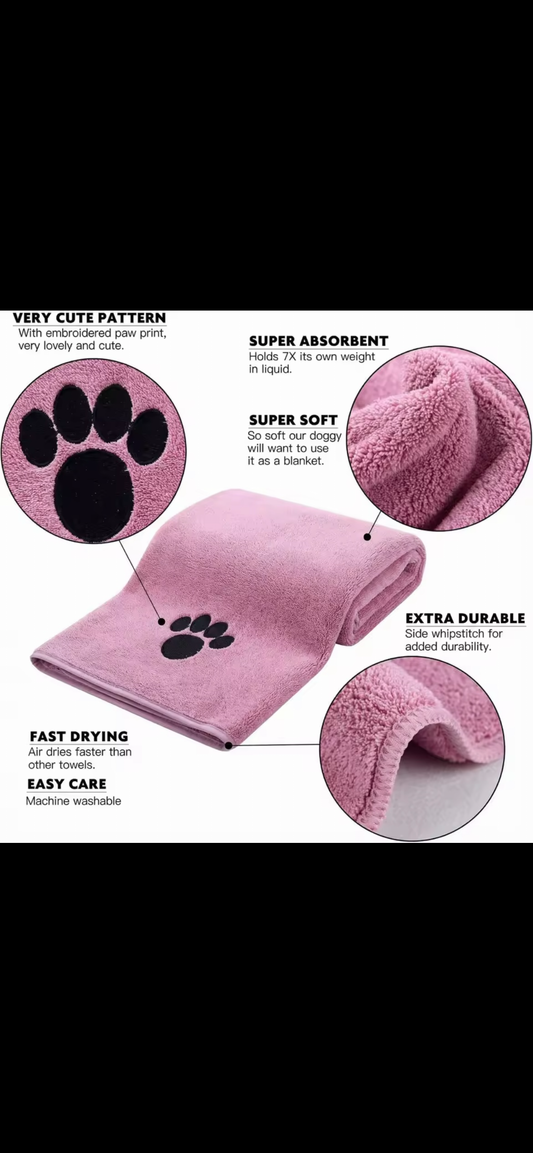 Ultra-Absorbent Pet Drying Towel