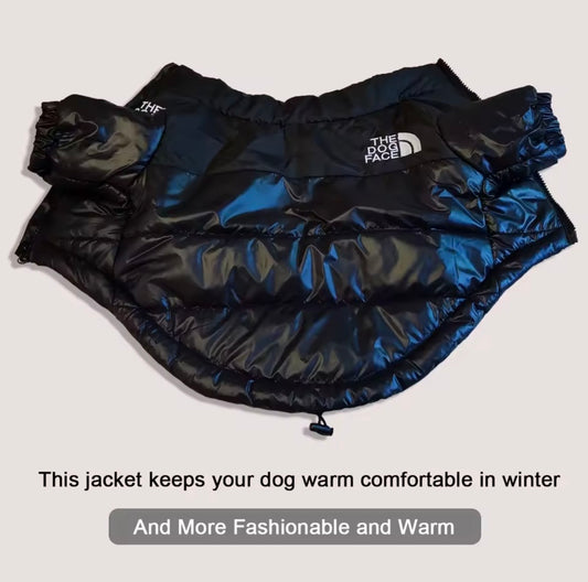 Winter Windproof Dog Jacket – Warm Reflective Coat for Small & Medium Dogs