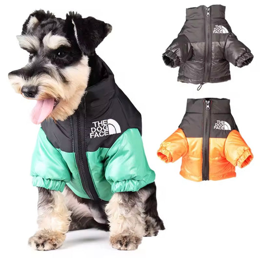Winter Windproof Dog Jacket – Warm Reflective Coat for Small & Medium Dogs