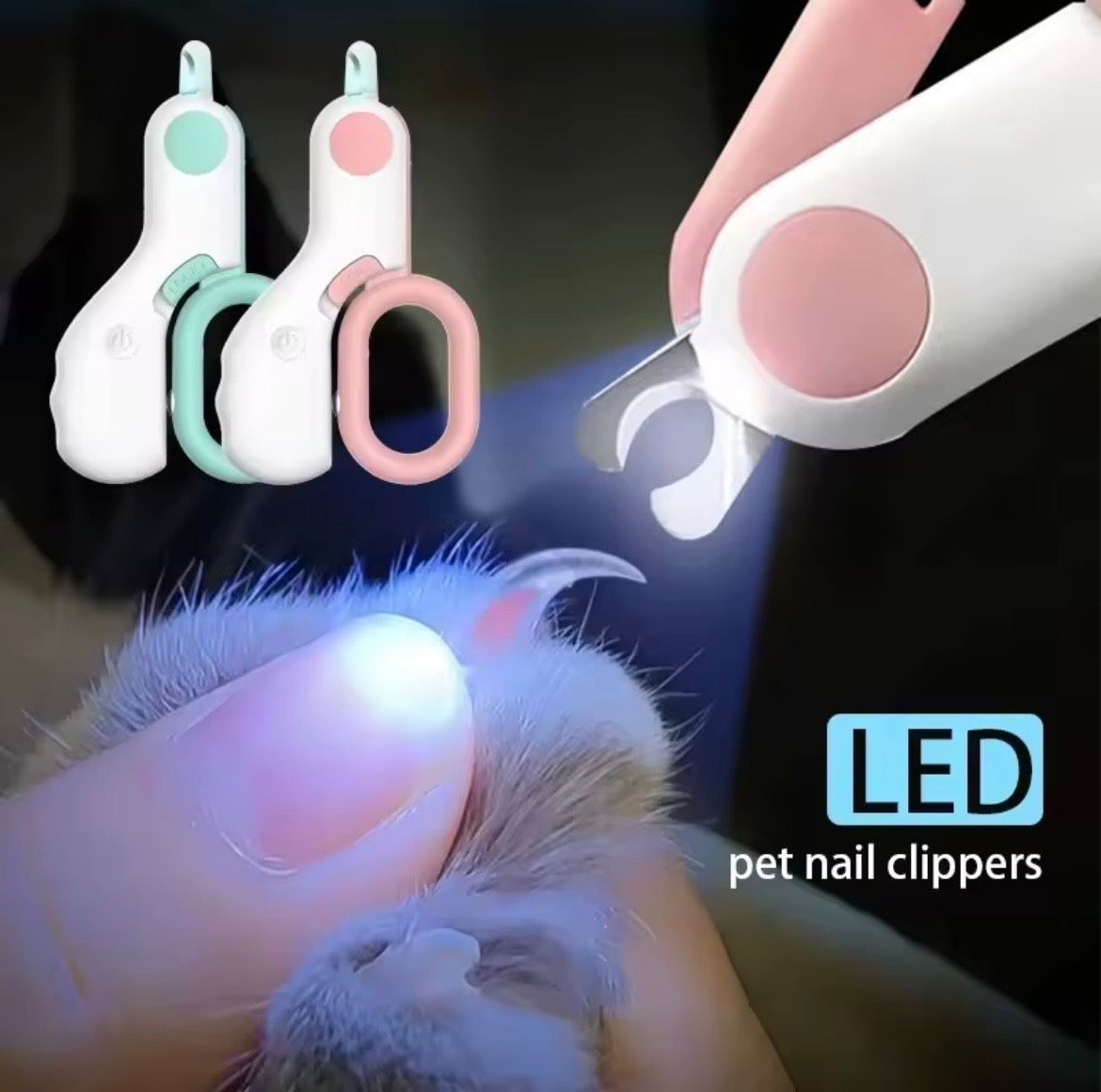 Professional Pet Nail Clipper LED Light Pet Nail Clipper Claw Grooming