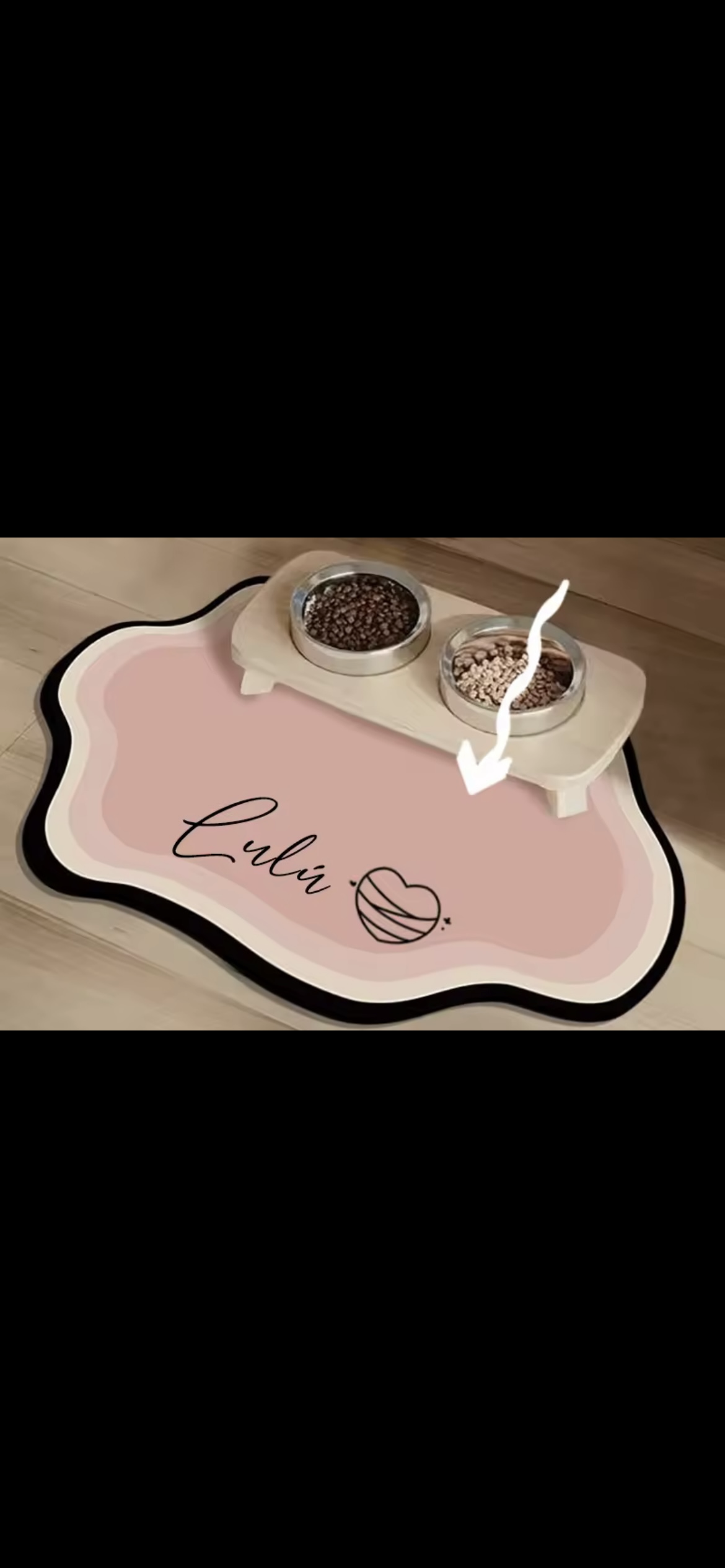 Custom Cute Pet Feeding Mat – Non-Slip Waterproof Diatom Floor Mat for Dogs & Cats